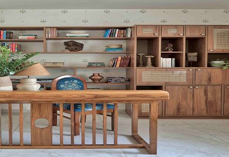 Alkove-Design crafts this Pune home with austere Indian aesthetics